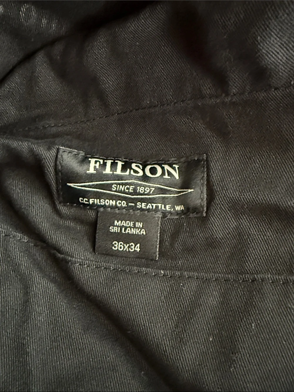 Filson Canvas Denim Pants